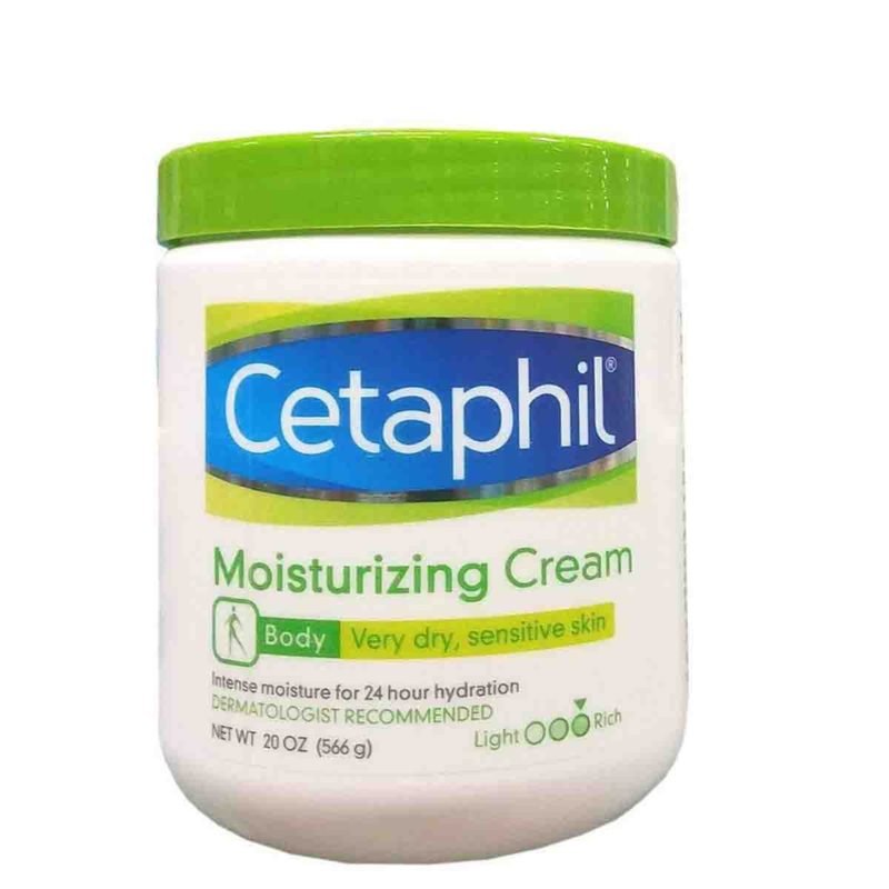 Cetaphil Moisturizing Cream For body Very Dry Sensitive Skin - 566g