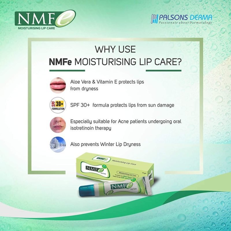 NMFe Moisturising Lip Care Balm - 10gm (Packof 2)