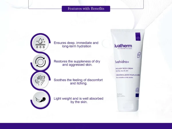 Ivatherm Ivahidra+ Emollient Body Cream - Image 5