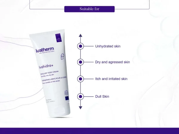 Ivatherm Ivahidra+ Emollient Body Cream - Image 4