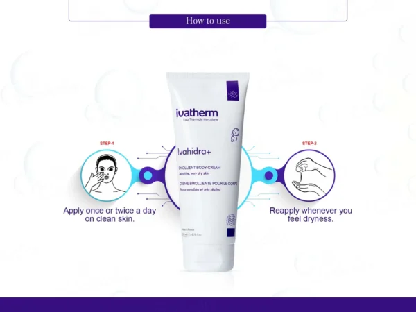 Ivatherm Ivahidra+ Emollient Body Cream - Image 3