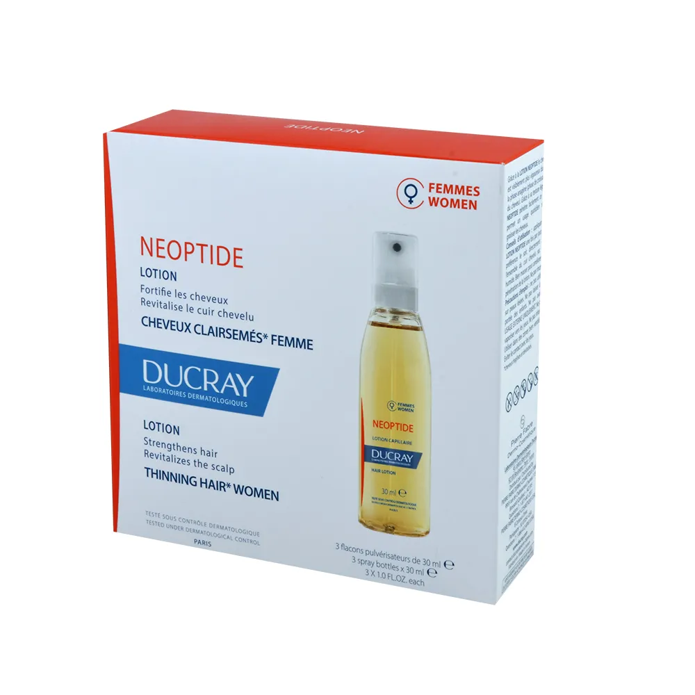 DUCRAY NEOPTIDE lotion for Women With Thinning Hair – 3 spray bottles 30ml (3)