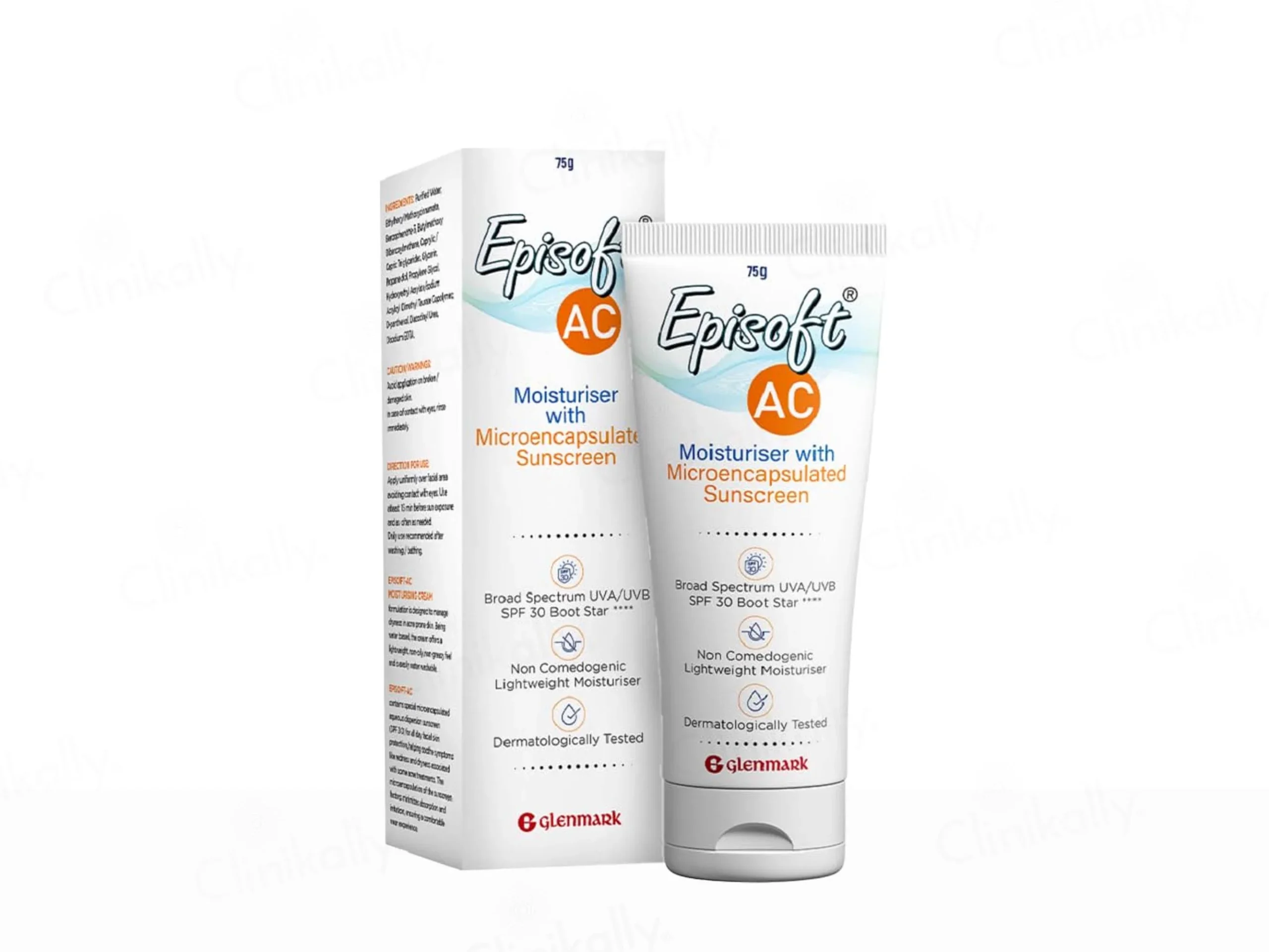 Episoft AC Moisturiser with Microencapsulated Sunscreen – 75gm (1)