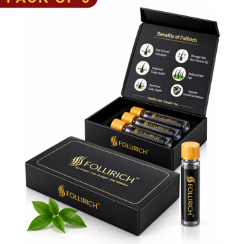 FOLLIRICH Autologous GFC Therapy Kit for Hair Loss - Next Generation GFC Therapy (Pack Of 3)