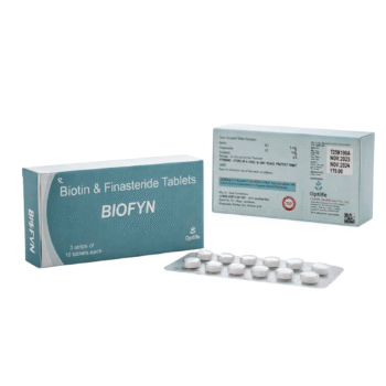 BIOFYN - Biotin & Finasteride Tablets (1 Strip -10 Tablets Per Strip)