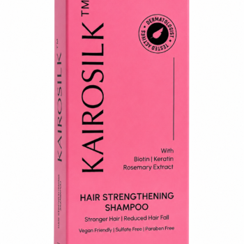 Kairosilk Hair Strengthening Shampoo – Biotin, Keratin & Rosemary Extracts Formula for Stronger, Healthier Hair | 275ml