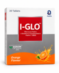 Azelia I-Glo Glutathione Vitamin C Effervescent Tablet - 30 Tablets (Orange Flavour)